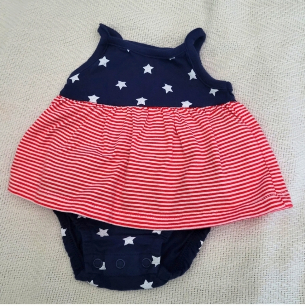 Newborn 4th of July onesie